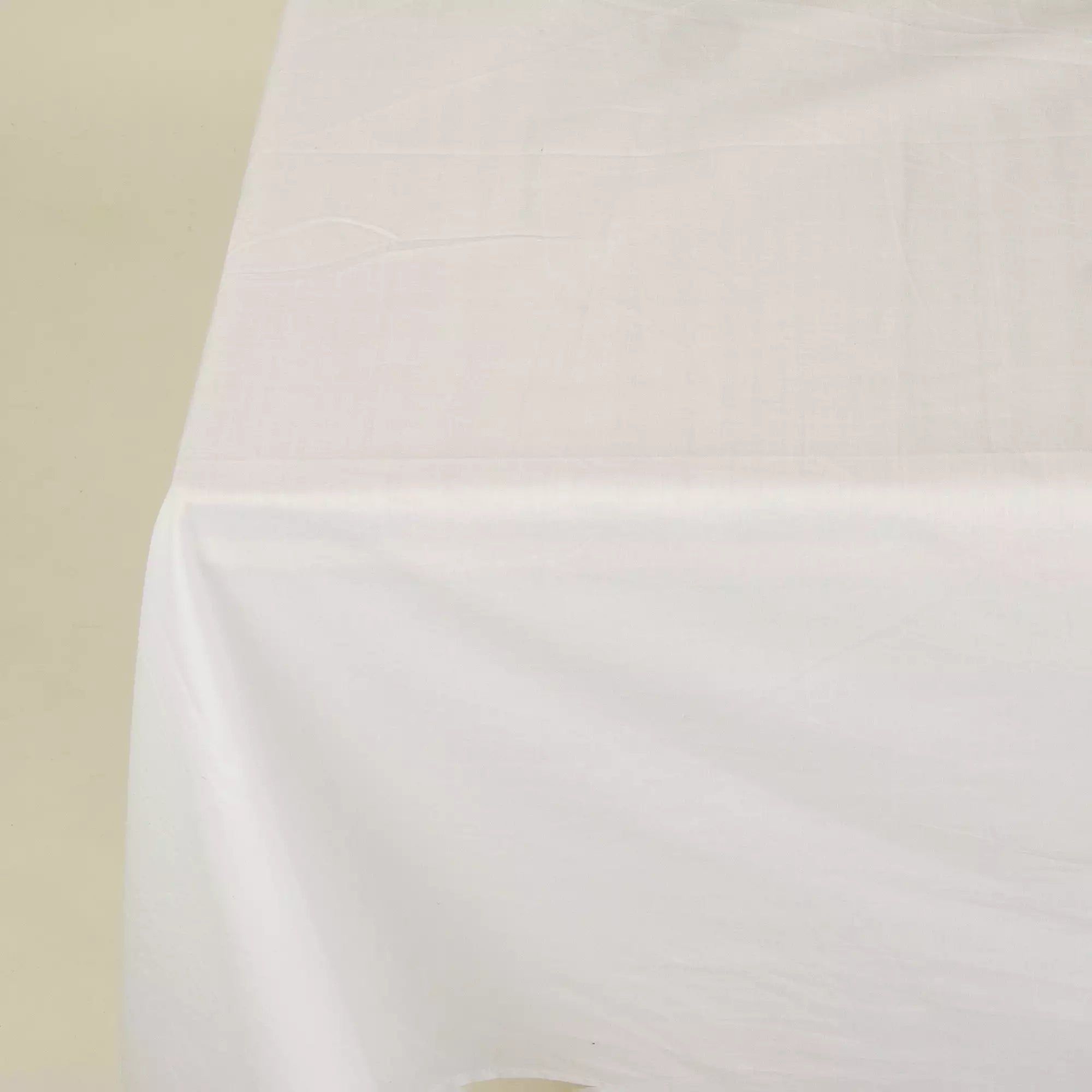 Softest Solid White Cotton Table Cloth